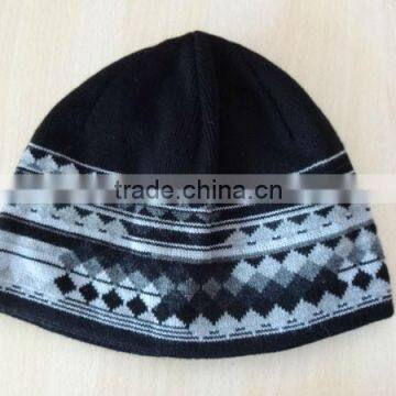 Factory Price!!!designer custom knitted benie hat