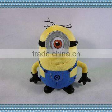 2015 hot selling custom minion plush toy