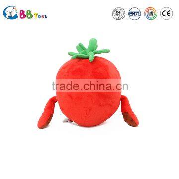 2015 Best Selling Customizable Cute Red Stuffed Plush Toy Fruit Dolls photo-4