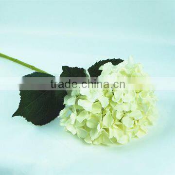 High nature artificial flowers single hydrangea wholesale for China