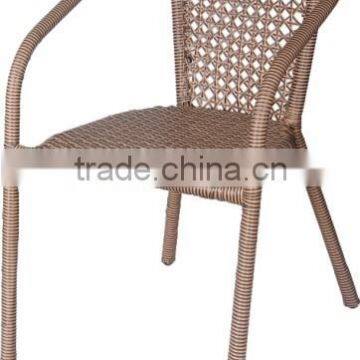 rattan outdoor stackable chair