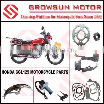 Hon. CGL125 Motorcycle Spare Parts, sprocket kit, handle switch, gasket set