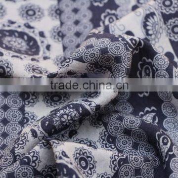 2017 Spring Top Selling Women Dress Soft 100%Rayon 45S*45S Poplin Plain Print Fabric photo-2