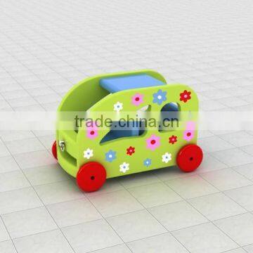 new design mini toy wooden car for kids