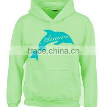 custom high quality plain printed men pullover 100% polyester hoodie wholesale