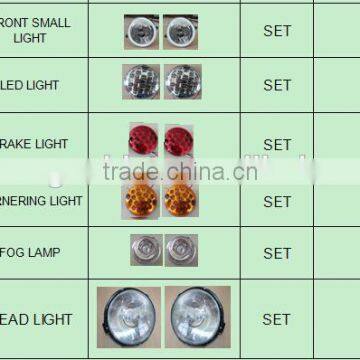 FRONT REAR LIGHTS FOR LAND ROVER DEFENDER CAR