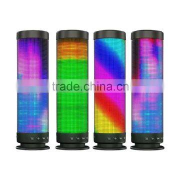 High quality music play fantasy color led light wireless Bluetooth speaker