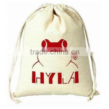 Silk printing drawstring promotional backpack bag