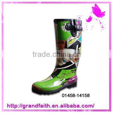 2014 Hot selling custom pvc free rain boots