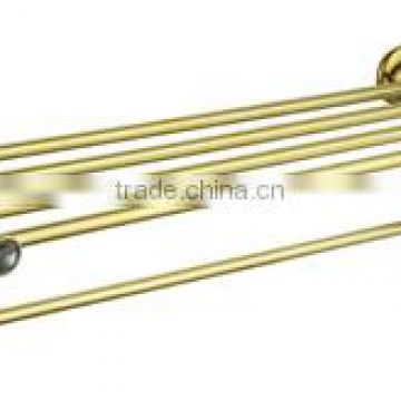 Top-rated Brass Bathroom Accessories Golden Towel Rack