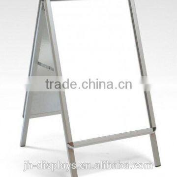 Open Snap Front Loading Professional Poster Stand Double Side
