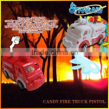 Fire Truck Toy With Candy