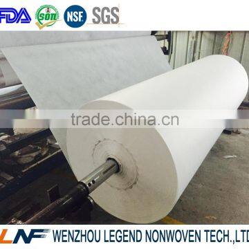 1050MS Soft tear resistant non fusible nonwoven fabric rolls interlining