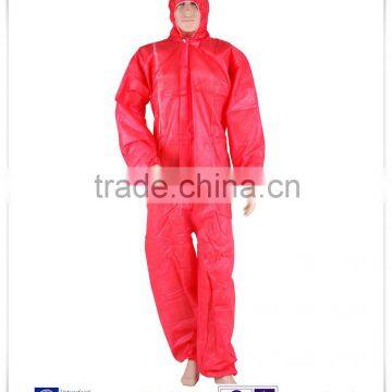 Disposable Non-woven Safety Coverall with hood CE,FDA,ISO,13485