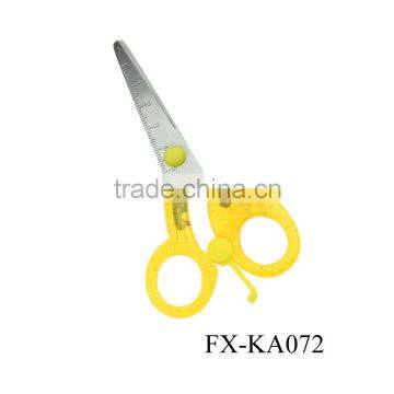 KA072 Cute Round Top Measuring Scissor Alat Perkakas photo-2