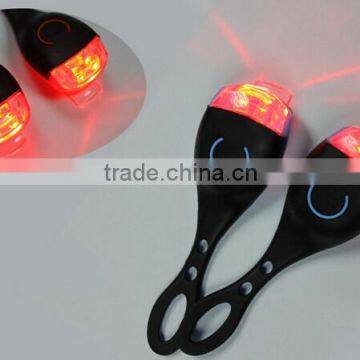 Factory Supply Battery Operated Waterproof Silicone Rubber Bike Light photo-4