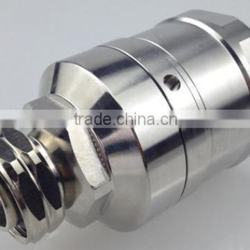 DINM-1 1/4R - DIN type male Connector for 1 1/4 reaky Cable for subway, tunnel, railway transit