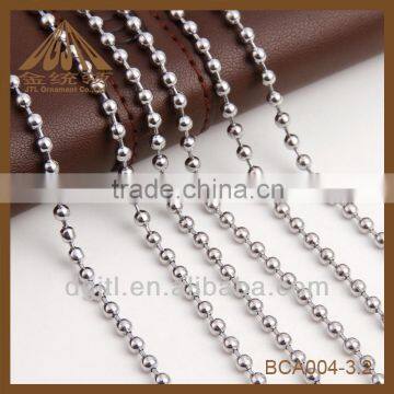 Fashion brass ball chain necklace decorative gift