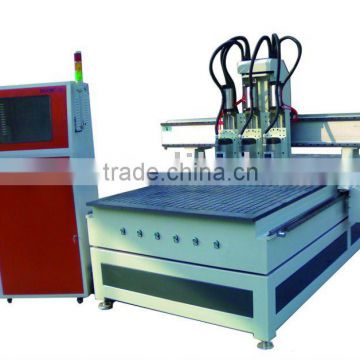 XK45MT-3B Multi-spindles 3d cutting bed machine