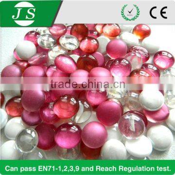 High quality newest glass pebbles for garden ornaments