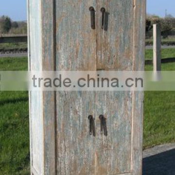 S24 Antique recycle wood bleached natural wardrobe