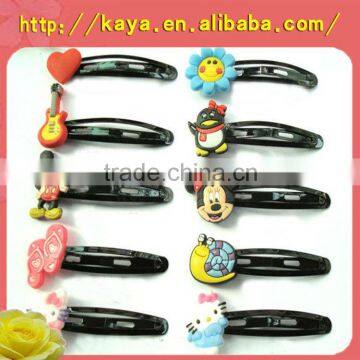 Lovely and cute kids plastic hairclip