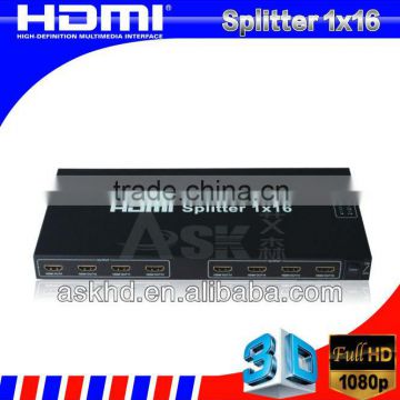 1*16 hdmi splitter support 3D