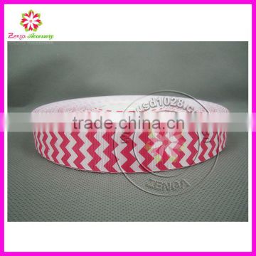 Fancy chevron printed ribbon