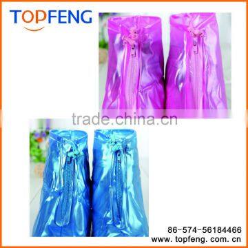 Fashion Waterproof Shoes Cover Rain Snow Reusable Protective Shoes Covers for Women Men Kids photo-4