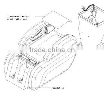 Commercial Furniture General Use and Synthetic Leather Material Salon Shampoo Chair Bed photo-6