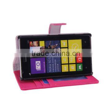 For Nokia Lumia 925 Wallet Leather Flip Case Cover Pouch