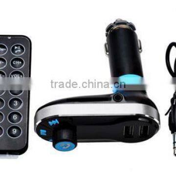 Good Quality Wireless Bluetooth FM Transmitter MP3 Player Car Kit Charger for Samsung photo-4