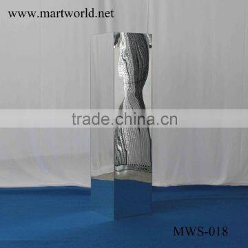 39 Inch Height Square Silver Mirror Column Party and Wedding Decoration Supplies in Guangzhou(MWS-018) photo-4
