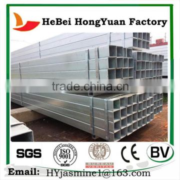 Manufacturing Q235 Hot Dip Galvanized Square Steel Pipe For Solar Energy