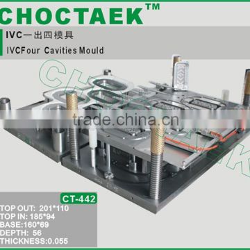 IVCF 4 cavities container moulds for aluminium foil container making production line