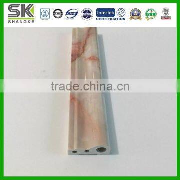 Artificial stone marble tile decorative pvc edge trim