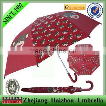 2013 new design animal printing gift for kids,kid umbrella