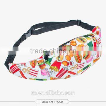 Factory Wholesaler Fashion Snacks Fruits Printed Waist Leg Bag for Summer Women and Ladies photo-2