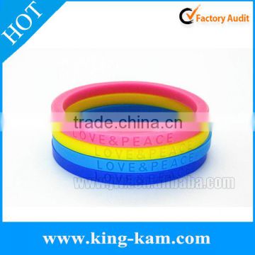 hot selling FDA silicone custom wrist band for promotion