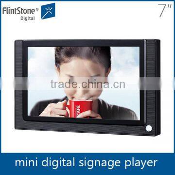 Flintstone 7'' advertising board, screens for advertising, digital frame