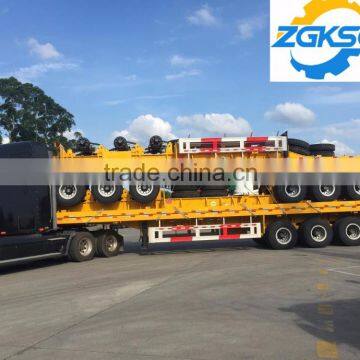 New flat bed semitrailer