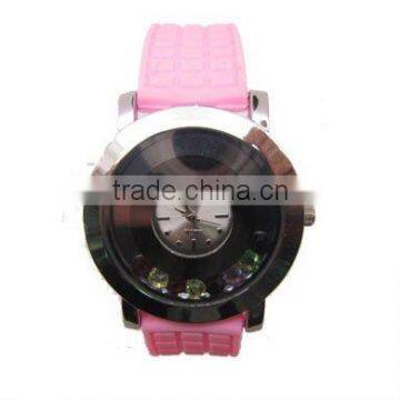 soft silicone band fashion wrist watch