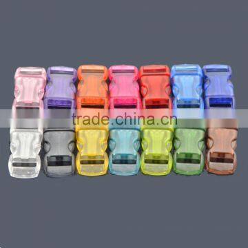 Paracord Accessories 3/8" Contoured, Side-Release Clear Transparent Buckle for Paracord Bracelet photo-4