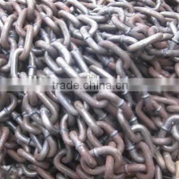 glavanized, H.D.G. , self color mine round link chain