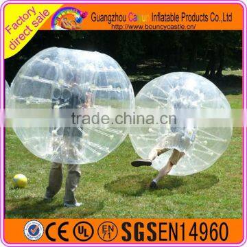 0.8mm TPU bubble ball human sized soccer bubble ball