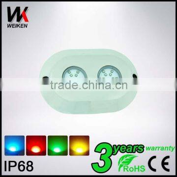 Factory Price wholesale 12v 120W color changeale Wire-less Marinel Led Underwater Light