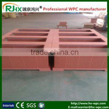 Composite decking flower box with eco-friendly and high quality