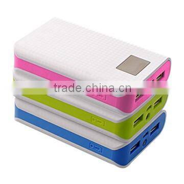 New Arrival 6600mAh Portable Mobile Power Bank with Dual USB Ports