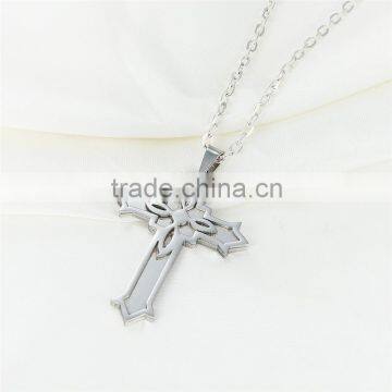 DAIHE stainless steel christian cross custom logo pendant