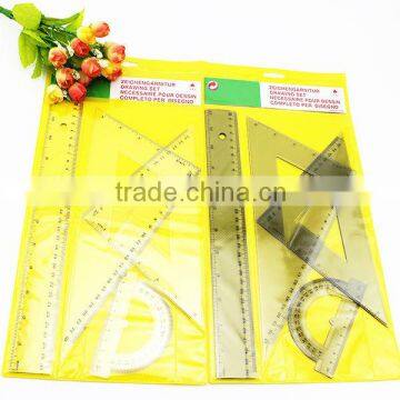 Factory Wholesale Durable High Quality 20cm Stationery Ruler Set